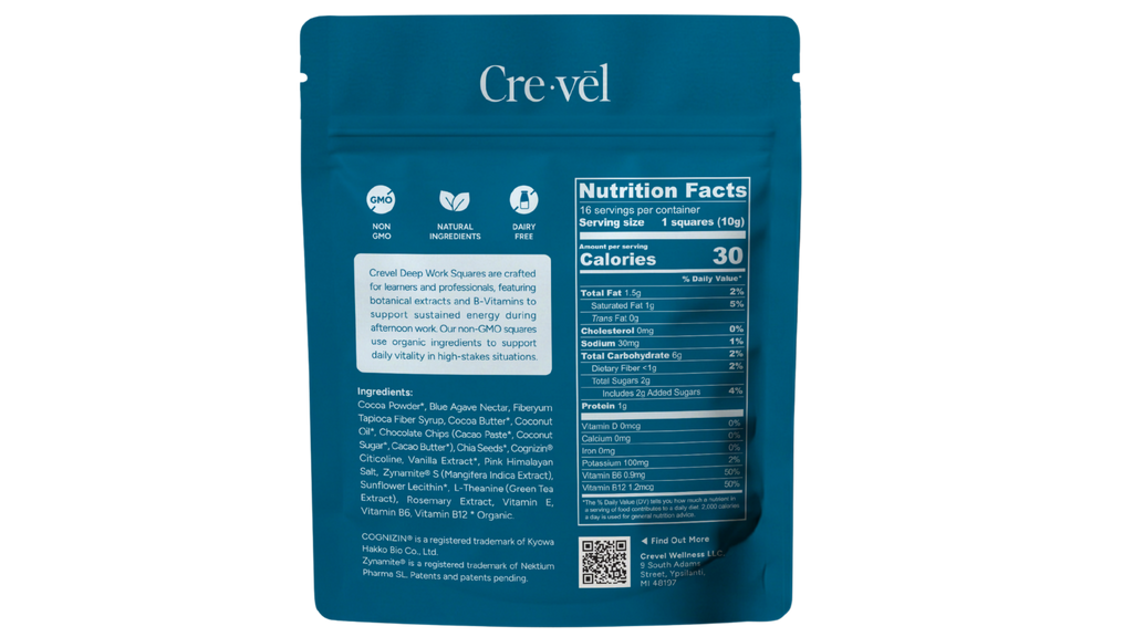 Chocolate & Sea Salt Deep Work Squares